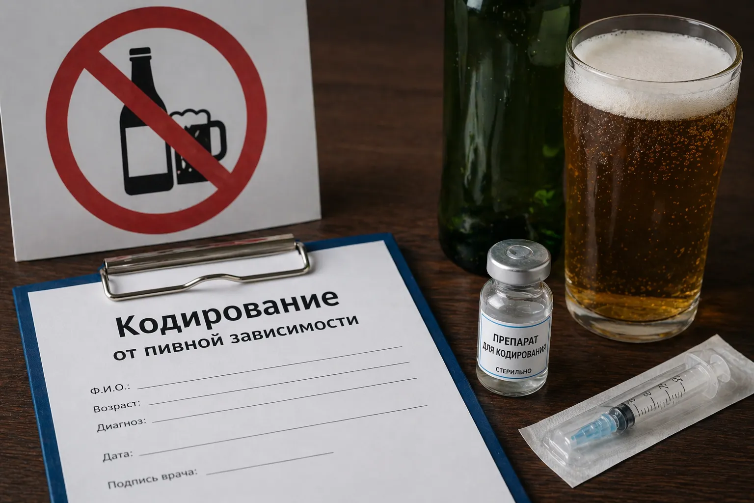 Кодирование от пивного алкоголизма